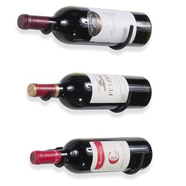 Single wine bottle online wall mount